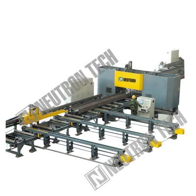 Machine de forage de poutre en H CNC Bhd1206A/3 ligne de production de poutre