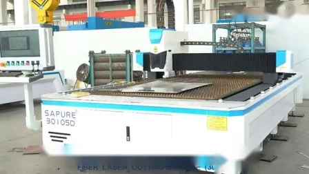 Machine de découpe laser à fibre pour tubes et plaques CNC 1500 W, pour plaques d'acier inoxydable de 8 mm